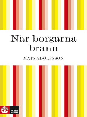 cover image of När borgarna brann